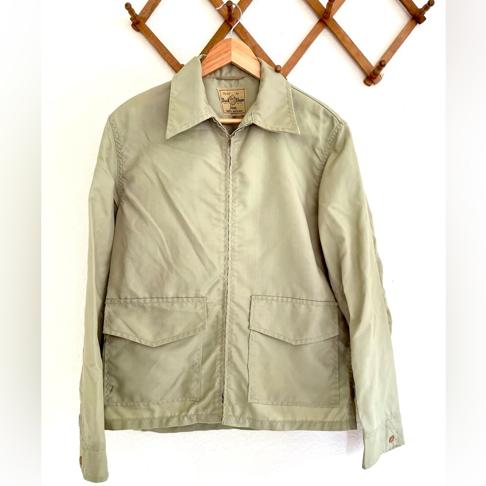 Vintage 1940s Buck Skein Joe Nylon Jacket